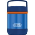 thumbnail image 1 of Bocal à Aliments Isolé Sous Vide Thermos 10 OZ Avec Poignée - Bleue, 1 of 6