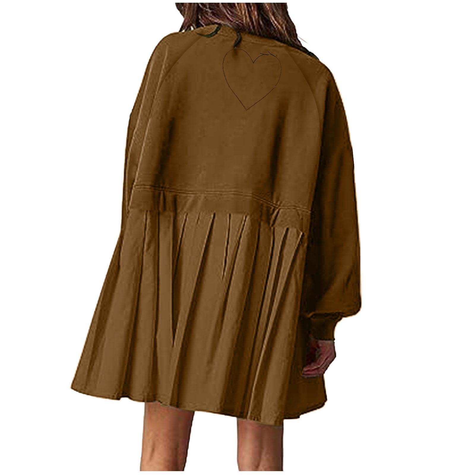 Vemubapis Women Crewneck Sweatshirt Dress Long Sleeve Casual Mini Dresses  Pullover Pockets : : Clothing, Shoes & Accessories