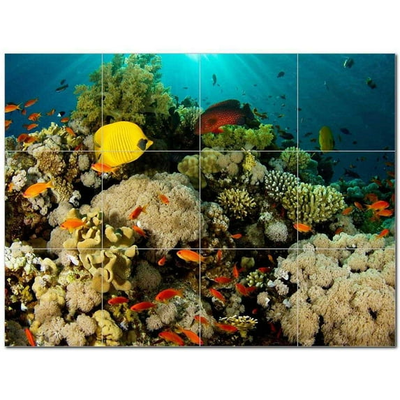Sealife Picture Ceramic Tile Mural Kitchen Backsplash Bathroom Shower 405807-XL43