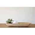 thumbnail image 2 of Creative Co-op DA5397 Paulownia Wood Oval Bowl, 2 of 2