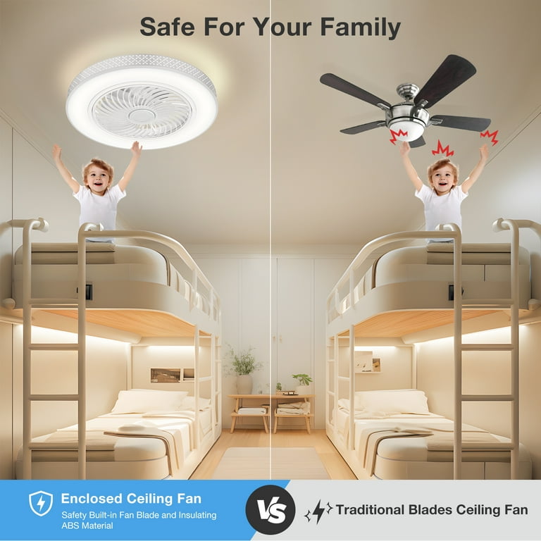 Low cheapest Profile Ceiling Fan w/ Reversible, Dimmable LED, 6 Speeds 72W 3 Colors (18