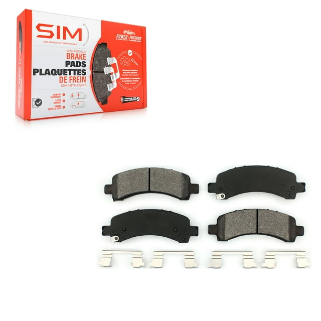 SIM Rear Semi-Metallic Disc Brake Pads SIM-974 for Car GMC Chevrolet Savana 2500 Express 3500 4500