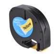 thumbnail image 1 of Tignapoo Manual Label Tape Compatible with DYMO LT-100H - Yellow, 12mm Wide, 4m Long, Model 91202, 1 of 6