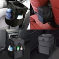 thumbnail image 4 of Car Trash Can,Vehicle Trash Can Hanging Car Trash Bag Garbage Can Waterproof Car Trash Bin, 4 of 8