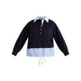 thumbnail image 3 of Free Assembly Women’s and Women's Plus Cotton Drawstring Mixy Top, Sizes XS-4X, 3 of 5