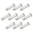 thumbnail image 5 of Uxcell Single Hole Clevis Pins - 8mm x 30mm Flat Head 304 Stainless Steel Link Hinge Pin 10 Pcs, 5 of 5