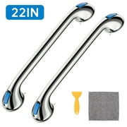22 inch Shower Handle 2PCS, Shower Grab Bar with Strong Hold Suction Cup for Bathtubs and Showers, Safety Bathroom Assist Handle, Disability Assist Device Accessories, Handrail Support for Injury