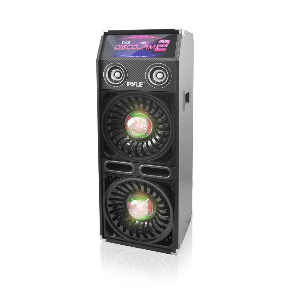 Disco Jam 2 Passive PA Speaker System, Flashing DJ Lights, Dual 10Inch