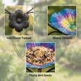 thumbnail image 6 of Hanging Bird Bath Bird Feeders for Outdoors Flower Shape Bird Water Bowl with Hanging Circle, Bird Feeders for Outside, Garden, Lawn Yard Decor Green, 6 of 8