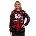 thumbnail image 3 of Marvel Deadpool Men's On The Naughty List Ugly Christmas Pullover Crewneck Sweater, 3 of 6