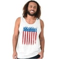 thumbnail image 4 of USA Vertical Distressed American Flag Tank Top T Shirts Men Women Brisco Brands M, 4 of 6