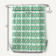 thumbnail image 5 of Simply Daisy 70" W x 73" L Holly Stripes Polyester Shower Curtain, Bright Green [1 Ct], 5 of 5