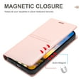 thumbnail image 4 of Allytech iPhone 11 Pro Max Wallet Case(6.5 inch 2019), Lightweight PU Leather Magnetic Cover Kickstand 2 Card Slots & 1 Cash Holder Shockproof TPU Back Women Men Case for iPhone 11 Pro Max, Rosegold, 4 of 7