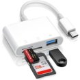thumbnail image 2 of Refurbished Anzer 3-in-1 USB 3.0 Type C to SD Micro SD TF Card Reader, 2 of 4