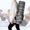 thumbnail image 1 of Bolsa de yoga impresa, bolsa de lona para gimnasio, bolsa simple para hombres y mujeres (blanco nórdico), 1 of 7