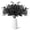 Black, variant on Fall Eucalyptus Leaves 13.4'' Artificial Eucalyptus Stems Fake Fall Flowers for Fall Home Autumn Thanksgiving Decoration 10pcs