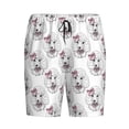 thumbnail image 4 of Wukai Poodle Dog Men’s Short Pajama Pants With Pockets Soft Sleep Pj Shorts for Men-3X-Large, 4 of 6