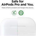 thumbnail image 4 of elago AirPods Pro Étui de Protection Conçu pour Apple AirPods Pro (2019), Étui en Silicone Protection Complète (Nightglow Blue), 4 of 6