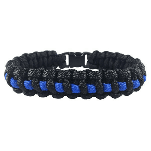 Thin Blue Line Paracord Survival Bracelet in Nepal at NPR 5011 Rating 5