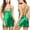 Green, variant on Women's Sexy Lace Satin Pajamas Lingerie V Neck Nightwear Sexy Chemise Mini Teddy Dress Silk Nightdress Sleepwear Nightgown Camisole Slip Babydoll Sleepdress Gifts for Women