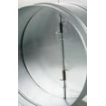 thumbnail image 3 of 10" inch Galvanized Steel Backdraft Damper with Rubber Gasket for Round Duct, 3 of 3