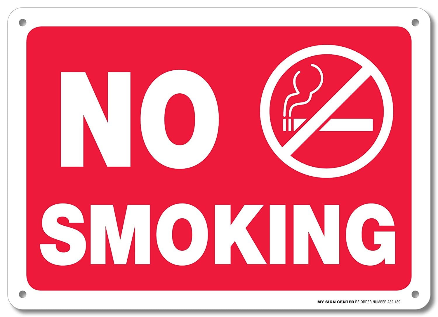 PREMIUM Against the law on these premises ALL SIZES No Smoking Sign or Sticker 