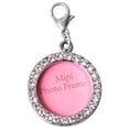 thumbnail image 2 of Xihbxyly En venta Colgante de diamantes para mascotas hecho a mano, collar con nombre escribible, accesorios, colgante de placa de identificación para perro, 2 of 3