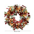 thumbnail image 3 of AYktou Fall Wreath for Front Door, 17.7 Inch Multicolored Artificial Eucalyptus Leaves Wreath Thanksgiving Wreath Hanging Decor for Autumn Halloween Porch Outdoor Indoor Wall Window Harvest Decor, 3 of 6