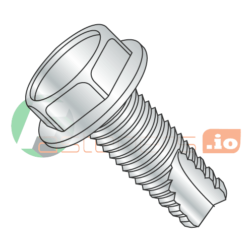 5/16-18 x 1 1/2" Type 23 Thread Cutting Screws / Unslotted / Hex Washer Head / Steel / Zinc (Quantity: 1,000 pcs)
