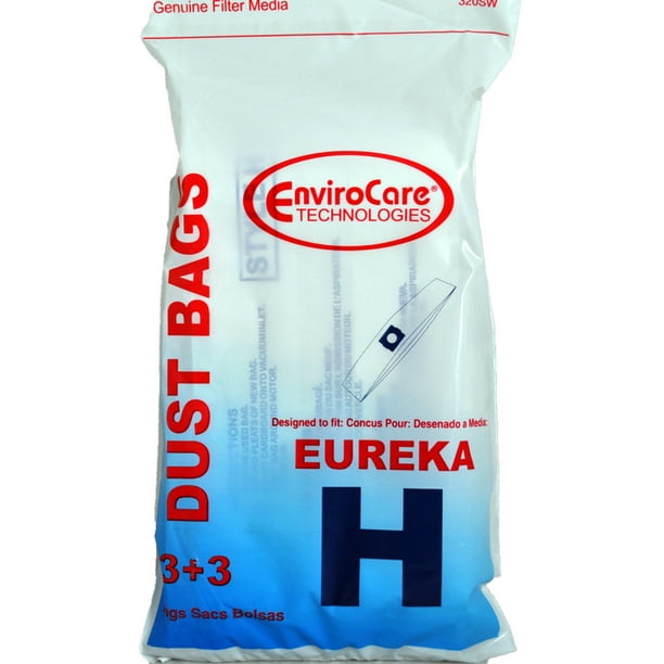 Eureka Style H Upright Vacuum Bags, 3 Per Pack