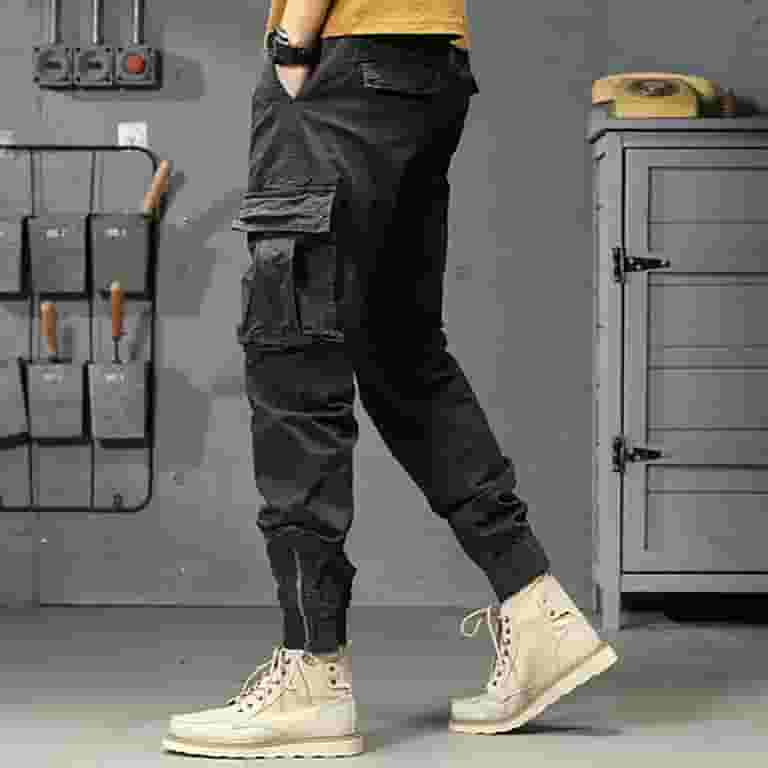 【人気商品】 Work Cargo Men's kpoplk Pants,Men's Utility Joggers Cargo Clothing