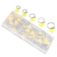 thumbnail image 5 of 44 Pcs Key Hose Clamp Stainless Steel Reusable Adjustment Worm Gear Clamp Clip for Pipeline, 5 of 5