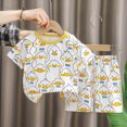 thumbnail image 4 of Toddler Boys Clothes Baby Boy Outfit Sets Baby Boy Summer Clothes 12 18 24 Month 3T 4T 5T Cute Cartoon Print Toddler Boy Outfits Dinosuar Set, 4 of 4