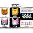 thumbnail image 4 of Langgg Glow In Dark Cat Mask Crafting Set Hand Drawn Animal Mask For Parties And Events Set Blank type+2, 4 of 6