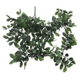 thumbnail image 2 of Artificial Hanging Plants Flowers Basket Fake Fern Succulent Trailing Ivy Vines, 2 of 9