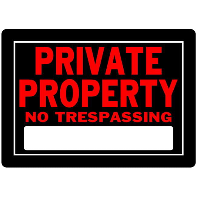 P1 A3 Private Property No Trespassing Sign A4 Correx Plastic A2 Foamex 