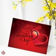 thumbnail image 3 of Happy Valentine’s Day Greeting Cards and Envelopes, Beautiful and Romantic Script Love Hearts Greetings for Husband, Wife, Boyfriend, or Girlfriend | 5 x 7” (A7 Size) | 25 per Pack, 3 of 6