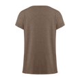 thumbnail image 6 of Womens Blouses Short Sleeved Solid Color Crew Neck Covered Sleeve Plus Size Womens Clothing, 6 of 6