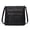 Black, variant on Large Capacity Crossbody Bag Multi Pocket Messenger Purse Zip Closure Shoulder Handbag