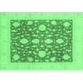 thumbnail image 1 of Ahgly Company Indoor Rectangle Oriental Emerald Green Traditional Area Rugs, 3' x 5', 1 of 4