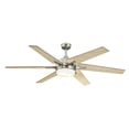 thumbnail image 5 of Westinghouse Cayuga 60 in. Brushed Nickel Finish Reversible Blades (Rosewood/Light Maple) Opal Frosted Glass, 5 of 9