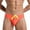01 Orange, variant on Mens Swim Thong Sexy Swimwear Bikini Swimsuit Swimming Briefs Light Thin String Swim Trunks with Drawstring