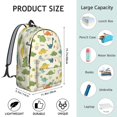 thumbnail image 5 of Dinosaur and Text Beige Pattern Backpack for School, Cute School Bag with Adjustable Shoulder Straps and Padded Back, 15.7"x11.8"x5.5", 5 of 5