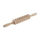 thumbnail image 1 of Rodillo de madera en relieve para decoración de cocina, herramienta de cocina DIY, sellos para galletas, rodillo Copo de nieve, 1 of 9
