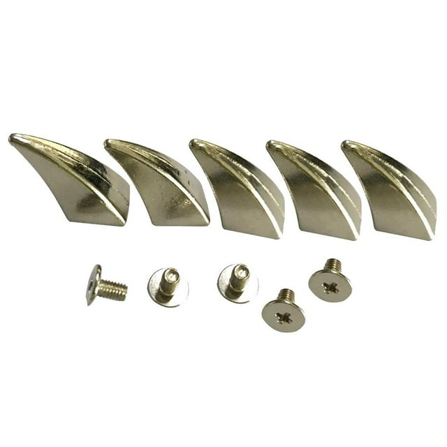 Remaches de Punk con Cuerno de 5 Piezas para Artesanía en Cuero Bolsa Sombrero Decoración de Ropa Plata BLESIY Remaches Punk