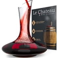 thumbnail image 1 of Decantador de vino Le Chateau Elegant de 750 ml con aireador de cristal, 1 of 9