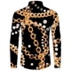 thumbnail image 1 of Camisetas para hombre, nuevas, retro, de lujo, para fiesta de graduación, con botones luminosos, para discoteca, moda de tendencia, camisas de manga larga con solapa, ropa para hombre, camisetas, 1 of 6