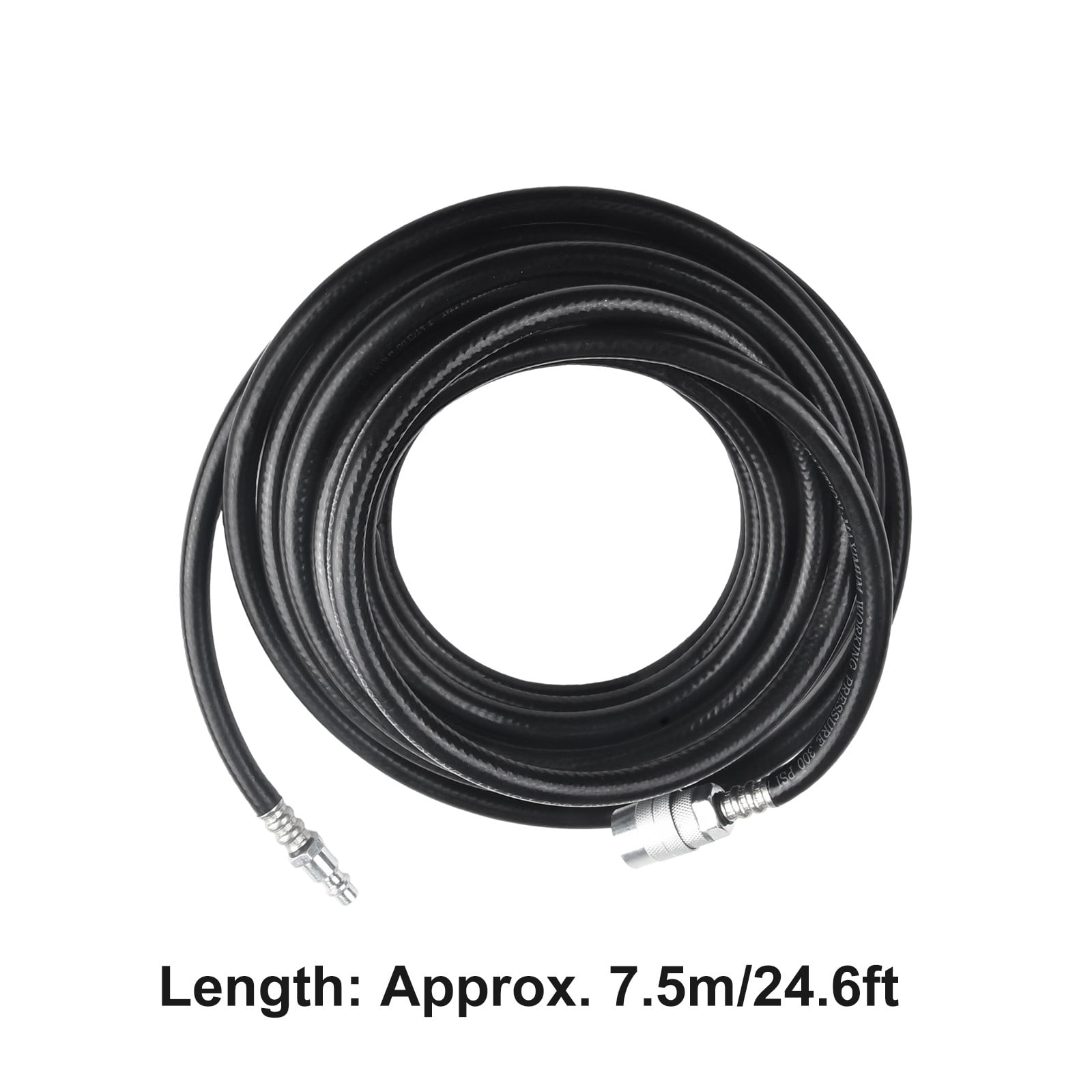 Air Compressor Hose 24.6Ft Pvc Pneumatic Accessories With Quick Connect Air Hose For Pneumatic Tools Air Compression Pumps Smile Home