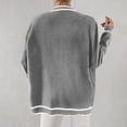 thumbnail image 6 of Plus Size Knit Cardigan Sweater Open Front Long Sleeve Pocket Outwear Cozy Casual Loose Fit Jacket For Fall Winter Fashion Women Casual Dress Sweater Long Sleeve Hoodie Womens Long Hooded Sweatshirt, 6 of 9