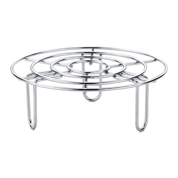 Steam Rack, Heavy Duty Steaming Rack Stand, Stainless Steel Round Steamer Cooling Rack Trivet, Pot Steamer Insert Food Stand, Steaming Cookware
